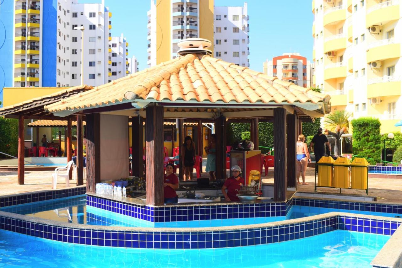 Flat Com Parque Aquatico Aparthotel Caldas Novas Buitenkant foto