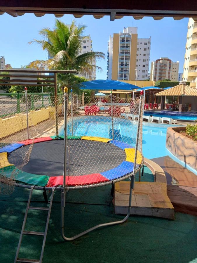 Flat Com Parque Aquatico Aparthotel Caldas Novas Buitenkant foto