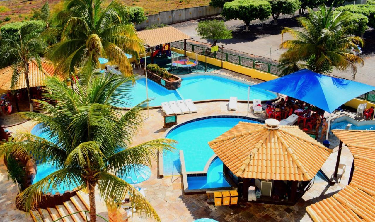 Flat Com Parque Aquatico Aparthotel Caldas Novas Buitenkant foto